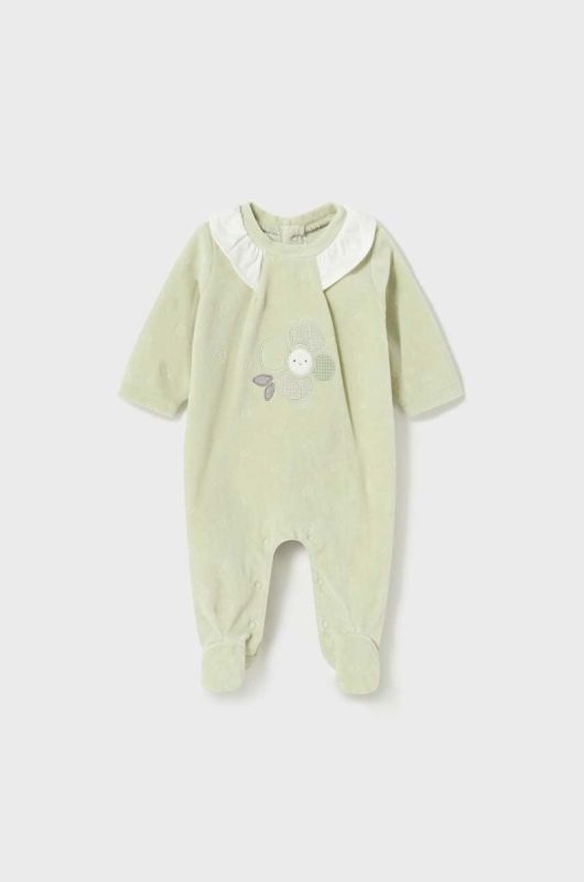 Дитячі повзунки Mayoral Newborn Gift box колір зелений (3444357)