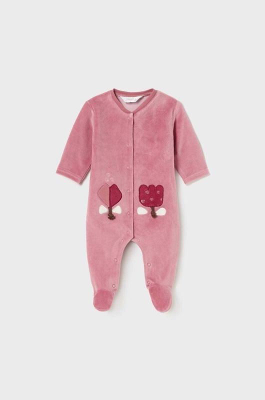 Дитячі повзунки Mayoral Newborn 2-pack колір рожевий (3428145) фото 2