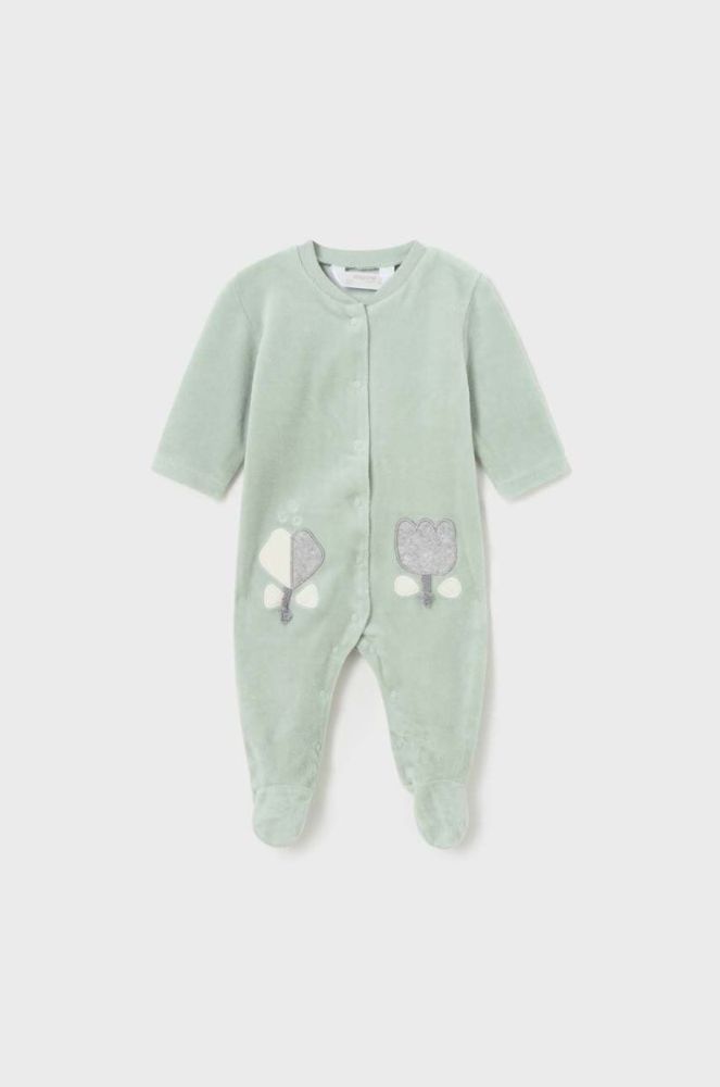 Дитячі повзунки Mayoral Newborn 2-pack колір зелений (3428139) фото 2