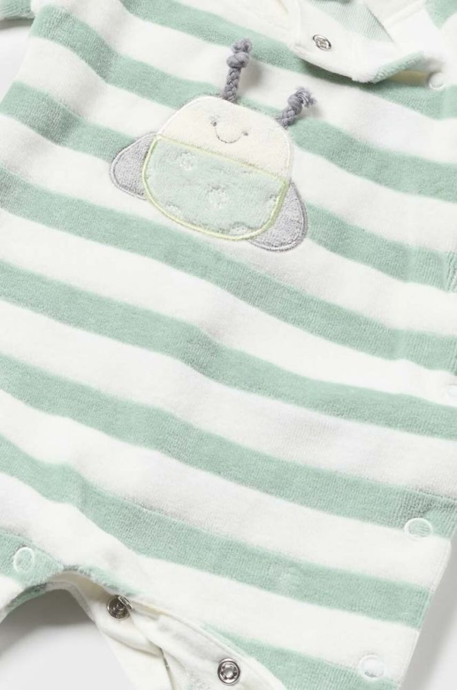 Дитячі повзунки Mayoral Newborn 2-pack колір зелений (3428139) фото 4