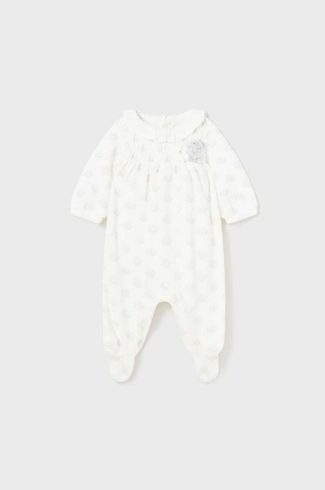 Дитячі повзунки Mayoral Newborn колір бежевий (3428166) фото 4