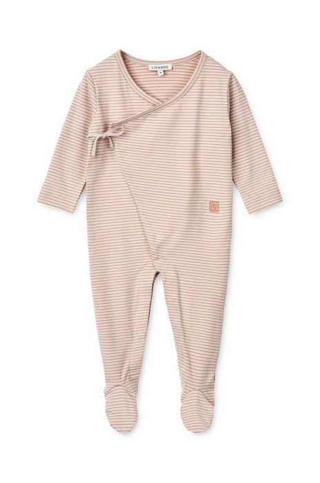 Дитячі бавовняні повзунки Liewood колір помаранчевий (3453864)