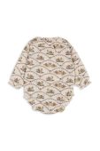 Боді для немовлят Konges Sl?jd колір бежевий (3673724)