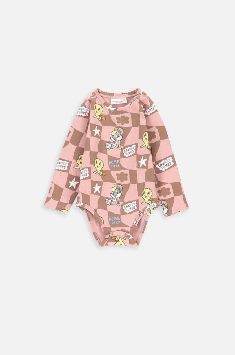 Боді для немовлят Coccodrillo x Looney Tunes колір рожевий (3471970)