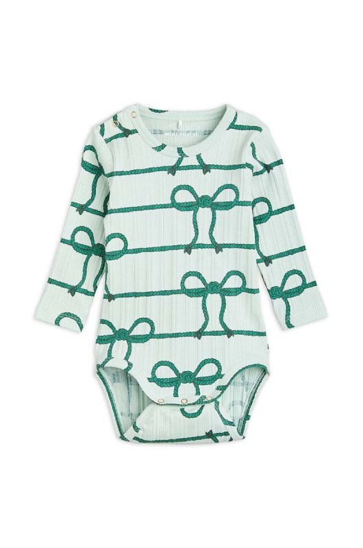 Боді для немовлят Mini Rodini колір зелений (3268829)