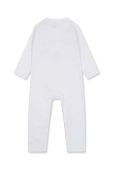 Бавовняний ромпер для немовлят Konges Sl?jd колір білий (3590830)