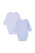 Боді для немовлят BOSS 2-pack колір блакитний (3445574)