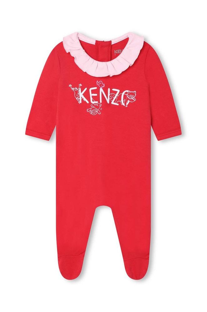 Дитячі повзунки Kenzo Kids колір червоний (3441728)