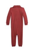 Бавовняний ромпер для немовлят Polo Ralph Lauren колір червоний (3625001)