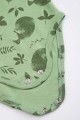 Дитяче бавовняне боді Coccodrillo колір зелений (3634461)