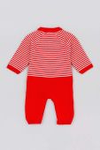 Бавовняний ромпер для немовлят zippy колір червоний