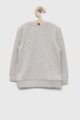 Дитяча бавовняна кофта Tommy Hilfiger колір сірий з аплікацією (3324649)