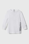Дитячий лонгслів Tommy Hilfiger колір білий з принтом (3372567)