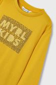 Дитячий бавовняний лонгслів Mayoral колір жовтий з принтом (3407410)