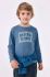 Дитячий бавовняний лонгслів Mayoral з принтом колір блакитний (3407353)