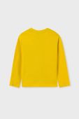 Дитячий бавовняний лонгслів Mayoral колір жовтий з принтом (3418962)