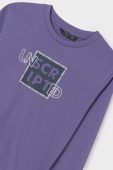 Дитячий бавовняний лонгслів Mayoral колір фіолетовий з принтом (3418944)