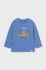 Бавовняний лонгслів для немовлят Mayoral з принтом колір блакитний (3419170)