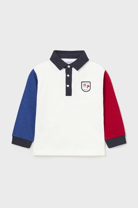 Лонгслів для немовлят Mayoral колір червоний візерунок