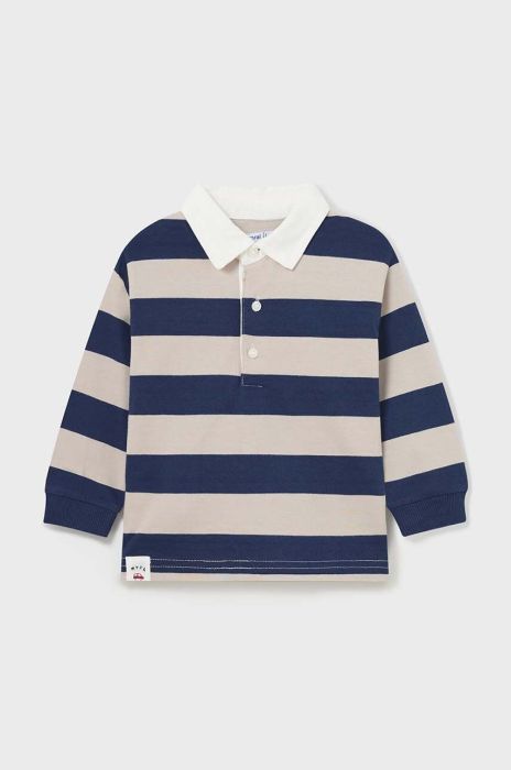 Лонгслів для немовлят Mayoral колір синій візерунок