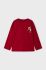 Дитячий бавовняний лонгслів Mayoral колір червоний з принтом (3407659)