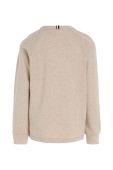 Дитячий бавовняний лонгслів Tommy Hilfiger колір бежевий однотонний (3609416)