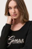 Лонгслів Guess жіночий колір чорний (3332746)