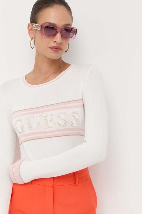 Светр Guess жіночий колір бежевий легкий (3369214)