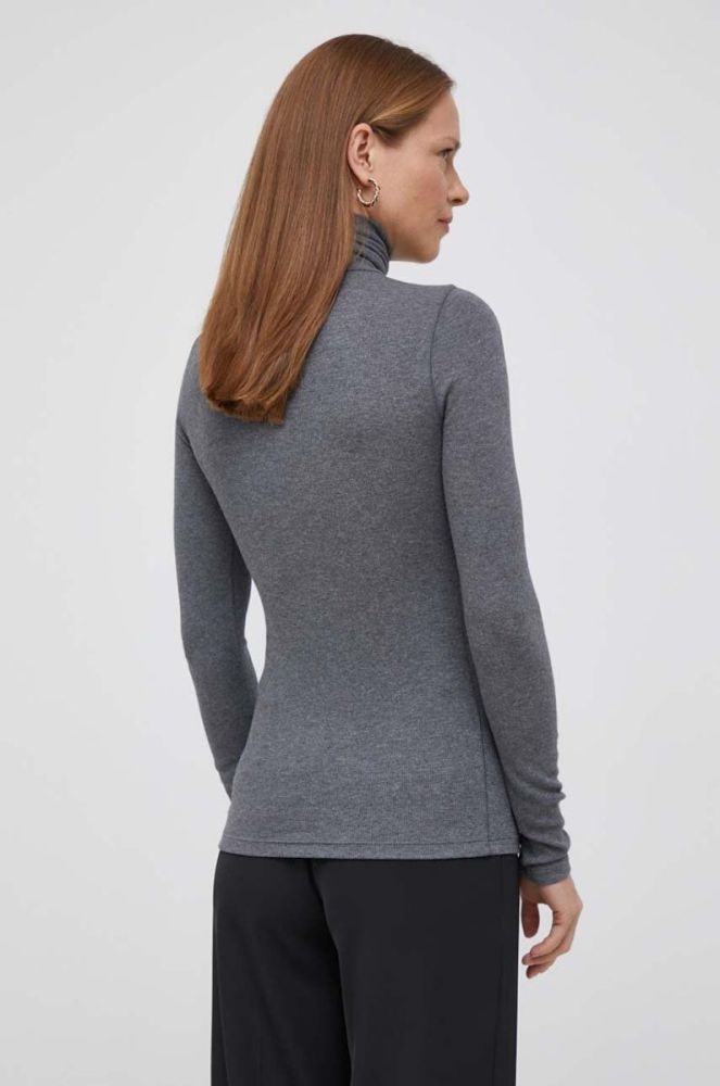Лонгслів Polo Ralph Lauren жіночий колір сірий гольф фото 3