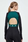 Лонгслів для тренувань adidas Performance Techfit колір зелений