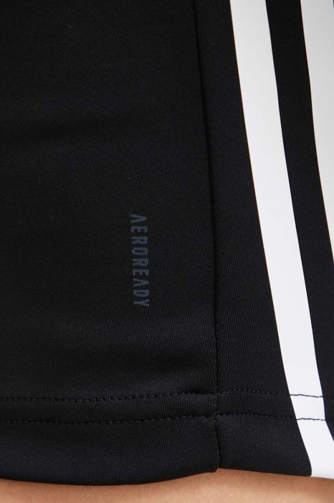 Лонгслів для тренувань adidas Performance Hyperglam колір чорний фото 6