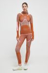 Лонгслів для тренувань adidas by Stella McCartney TrueStrenght колір помаранчевий Лонгслів для тренувань adidas by Stella McCartney TrueStrenght колір помаранчевий