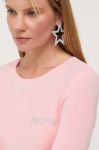 Лонгслів Rotate жіночий колір рожевий