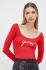 Боді Guess жіночі колір червоний (3654908)