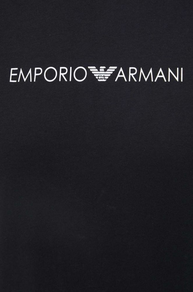 Лонгслів лаунж Emporio Armani Underwear колір чорний (3324711) фото 4