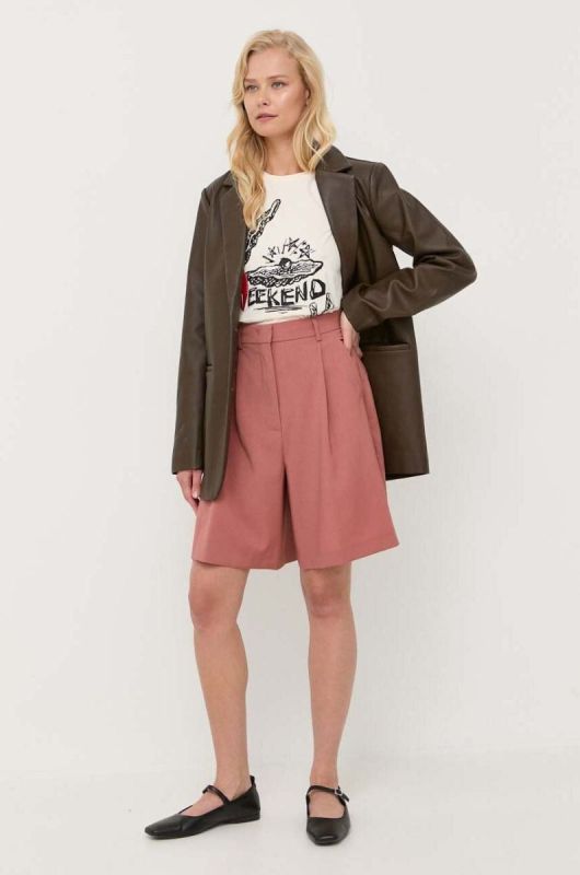Лонгслів Weekend Max Mara жіночий колір бежевий (3403451) фото 2