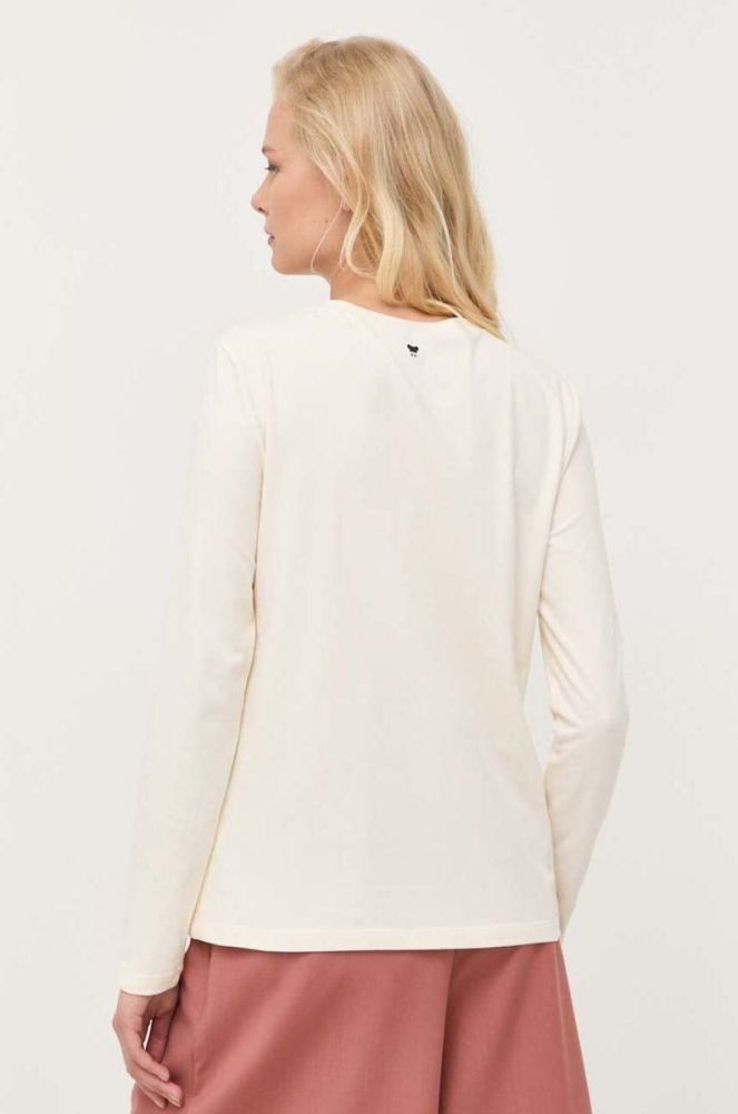 Лонгслів Weekend Max Mara жіночий колір бежевий (3403451) фото 3