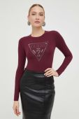 Боді Guess жіночі колір бордовий