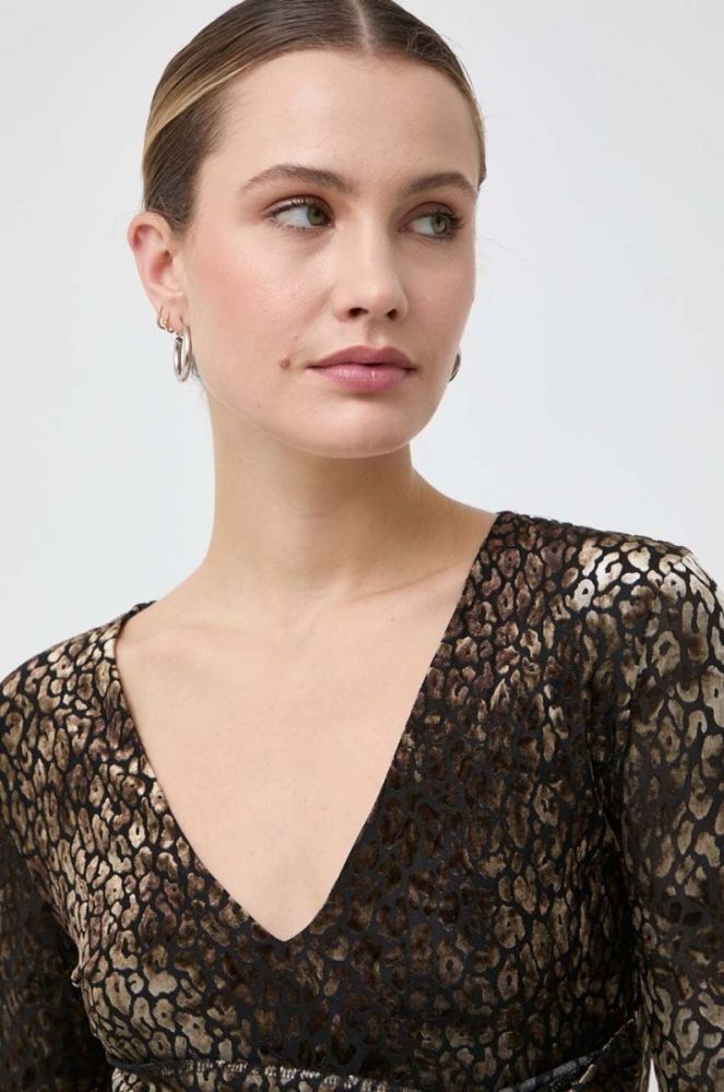 Боді Guess колір коричневий візерунок (3656706) фото 4