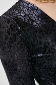 Боді Guess колір чорний візерунок (3656711)