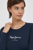 Лонгслів Pepe Jeans New Virginia жіночий колір синій