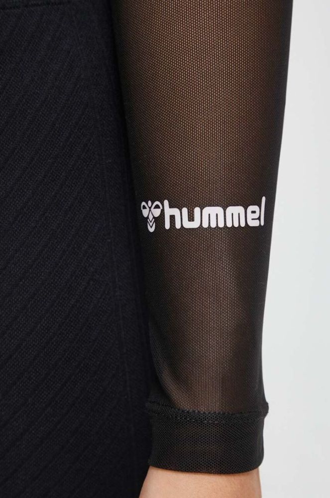 Лонгслів Hummel Fierce жіночий колір чорний фото 6
