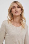 Лонгслів Sisley жіночий колір бежевий (3445633)