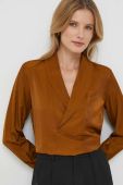 Блузка Sisley жіноча колір коричневий однотонна