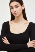 Лонгслів Guess жіночий колір чорний (3519769)