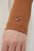 Лонгслів Tommy Hilfiger жіночий колір коричневий (3523158)