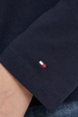 Бавовняний лонгслів Tommy Hilfiger колір синій (3632742)