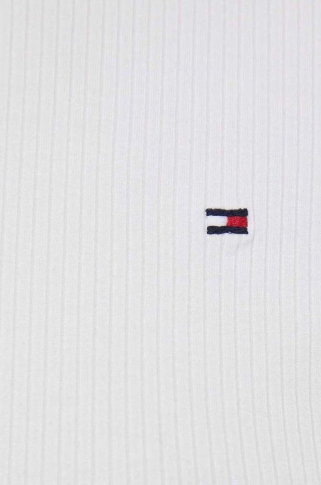 Лонгслів Tommy Hilfiger жіночий колір бежевий гольф (3419355) фото 5