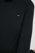 Лонгслів Tommy Hilfiger жіночий колір чорний гольф (3419344)