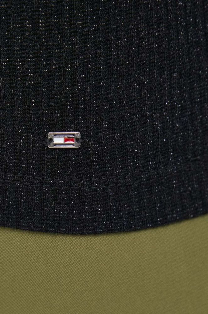 Лонгслів Tommy Hilfiger жіночий колір чорний (3433959) фото 5